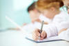 kids writing at school kids writing at school