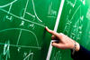 finger pointing on a chalkboard finger pointing on a chalkboard
