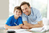 Father and son homeschool Father and son homeschool