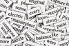 pile of magnet words pile of magnet words