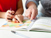 parent and student doing homework parent and student doing homework