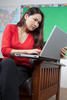 Teacher on laptop Teacher on laptop