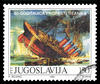 Yugoslavian postage stamp of the Titanic sinking Yugoslavian postage stamp of the Titanic sinking