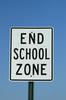 End School year sign End School year sign