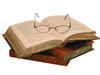 old glasses and books old glasses and books