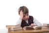 young boy reading young boy reading