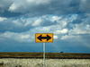 arrow road sign arrow road sign