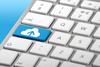 iCloud button on a keyboard iCloud button on a keyboard