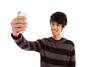 Person taking a selfie Person taking a selfie