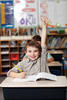 Pupil raising his hand Pupil raising his hand