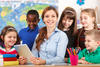 Student teacher with kids Student teacher with kids