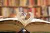 book with heart shape pages book with heart shape pages