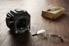 Camera and book Camera and book