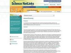 Animal Diversity Lesson Plan Animal Diversity Lesson Plan
