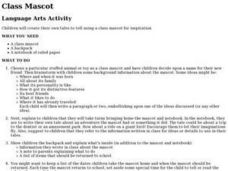 Class Mascot Activity Class Mascot Activity