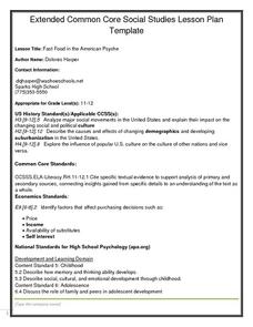 Fast food research topics