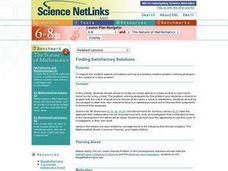 Finding Satisfactory Solutions Lesson Plan Finding Satisfactory Solutions Lesson Plan