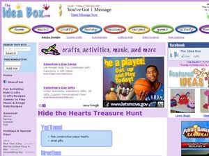 Hide the Hearts Treasure Hunt Activity Hide the Hearts Treasure Hunt Activity