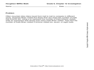 Printables Houghton Mifflin Math Worksheets Grade 3 houghton mifflin math worksheets davezan grade 6