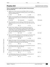 Printables Exponential Growth And Decay Worksheet growth and decay worksheet davezan exponential davezan