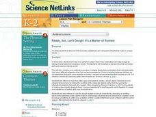 Ready, Set, Let's Dough! It's A Matter Of System Lesson Plan Ready, Set, Let's Dough! It's A Matter Of System Lesson Plan