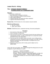process essay lesson plans process essay lesson plans