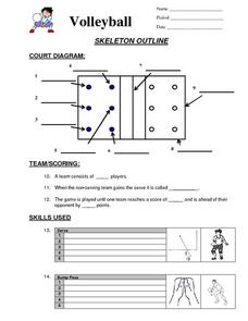 Worksheets Volleyball Worksheets volleyball worksheets for physical education sharebrowse worksheet