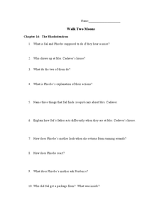 Printables Walk Two Moons Worksheets walk two moons worksheets imperialdesignstudio 350000 teacher reviews of lesson plans apps amp