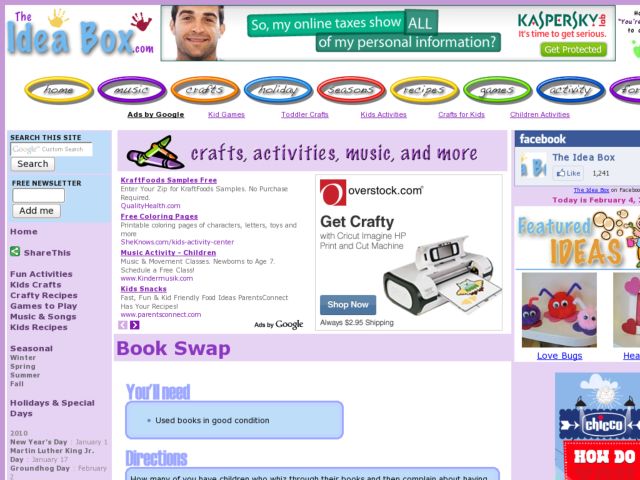 Book Swap Activity Book Swap Activity