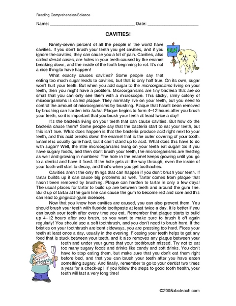Printables 4th Grade Health Worksheets 4th grade dental health worksheets intrepidpath worksheets