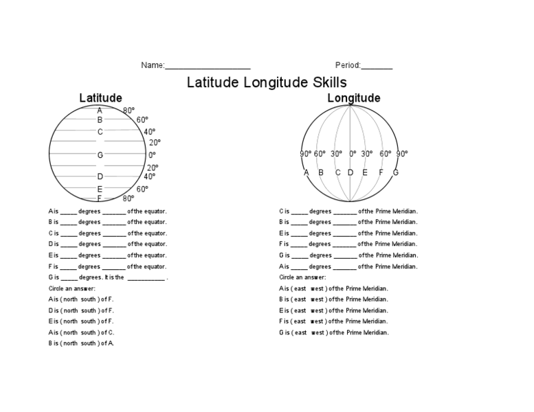 Printables Latitude And Longitude Worksheets For 5th Grade latitude and longitude worksheets for 5th grade abitlikethis 8th skills