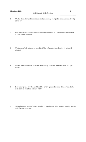 Printables Moles Molecules And Grams Worksheet worksheet davezan mole davezan