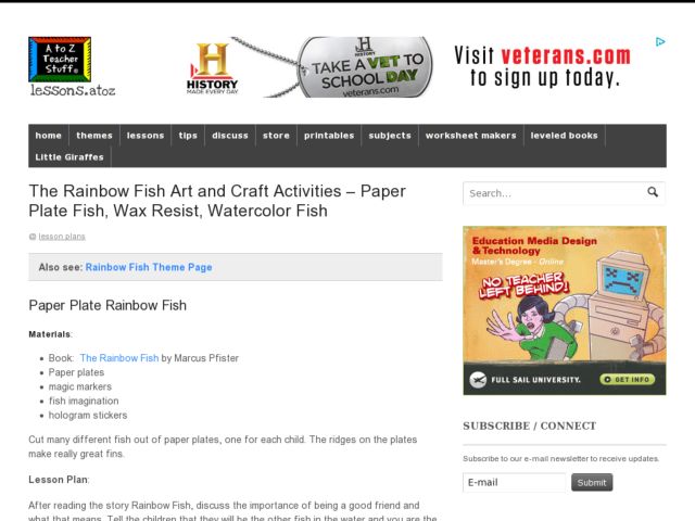 Other activities - Rainbow Fish Activity Other activities - Rainbow Fish Activity