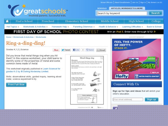 Ring-A-Ding-Ding! Worksheet Ring-A-Ding-Ding! Worksheet