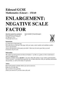 Negative Scale Factor Assessment Negative Scale Factor Assessment