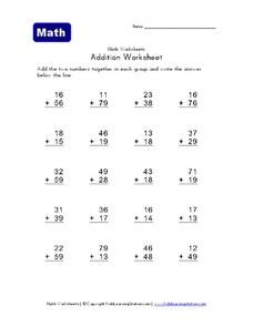 Addition Worksheet Worksheet Addition Worksheet Worksheet