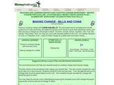 Making Change - Bills And Coins Interactive Making Change - Bills And Coins Interactive
