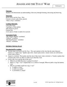 Anansi and the Tug o' War Lesson Plan Anansi and the Tug o' War Lesson Plan
