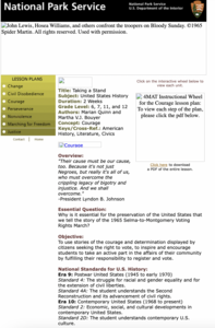 Taking a Stand - 1965 Selma-to-Montgomery Voting Rights March Lesson Plan Taking a Stand - 1965 Selma-to-Montgomery Voting Rights March Lesson Plan