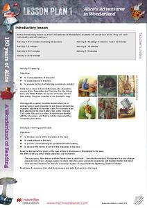 Alice's Adventures in Wonderland Lesson Plan Alice's Adventures in Wonderland Lesson Plan
