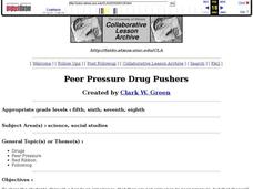 Peer Pressure Drug Pushers Lesson Plan Peer Pressure Drug Pushers Lesson Plan