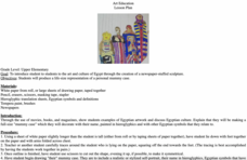 Egyptian Mummy Cases Lesson Plan Egyptian Mummy Cases Lesson Plan