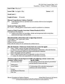 An Apple A Day Lesson Plan An Apple A Day Lesson Plan