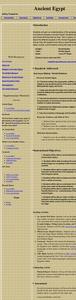 Ancient Egypt Lesson Plan Ancient Egypt Lesson Plan