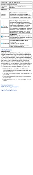 Are You an Art Sleuth? Lesson Plan Are You an Art Sleuth? Lesson Plan