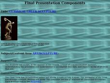 Classical Greek Sculpture Lesson Plan Classical Greek Sculpture Lesson Plan
