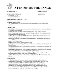 AT HOME ON THE RANGE Lesson Plan AT HOME ON THE RANGE Lesson Plan