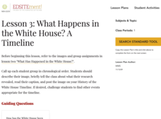 Lesson 3: What Happens in the White House? A Timeline Lesson Plan Lesson 3: What Happens in the White House? A Timeline Lesson Plan