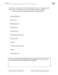 Auroras Worksheet Auroras Worksheet