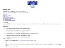 "Managing Anger" Lesson Plan "Managing Anger" Lesson Plan